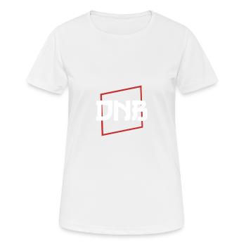 Drum and Bass DNB Rave Festival Geschenkidee - Frauen T-Shirt atmungsaktiv - Weiß - Vorne - AI Model Female 172 dark (172cm)