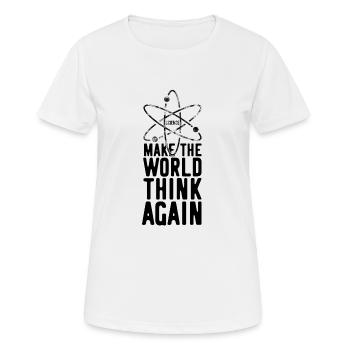 Nerd Nerds Sprüche Denken - Frauen T-Shirt atmungsaktiv - Weiß - Vorne - AI Model Female 172 dark (172cm)