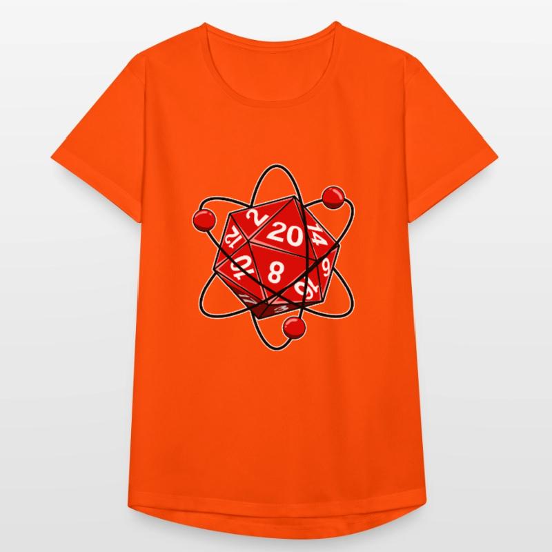 Cube D20 electron physics nerd Women's Breathable T-Shirt