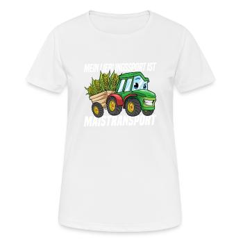 Landwirtschaft Farmer Ernte - Frauen T-Shirt atmungsaktiv - Weiß - Vorne - AI Model Female 172 dark (172cm)