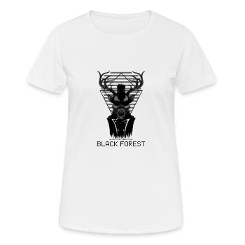 Black Forest - Women's Breathable T-Shirt - white - Front - AI Model Female 172 dark (172cm)