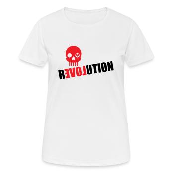 Valentine's Day Revolution Love Love - Women's Breathable T-Shirt - white - Front - AI Model Female 172 dark (172cm)