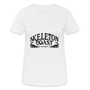 Skeleton Coast, Namibia - Women's Breathable T-Shirt - white - Front - AI Model Female 172 dark (172cm)