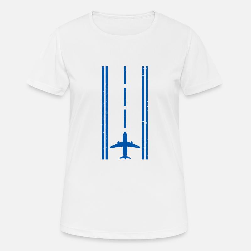 Pilot pilot gift - Women's Breathable T-Shirt - white