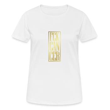 Cancer Breast Cancer Gift Cancer Gift - Women's Breathable T-Shirt - white - Front - AI Model Female 172 dark (172cm)