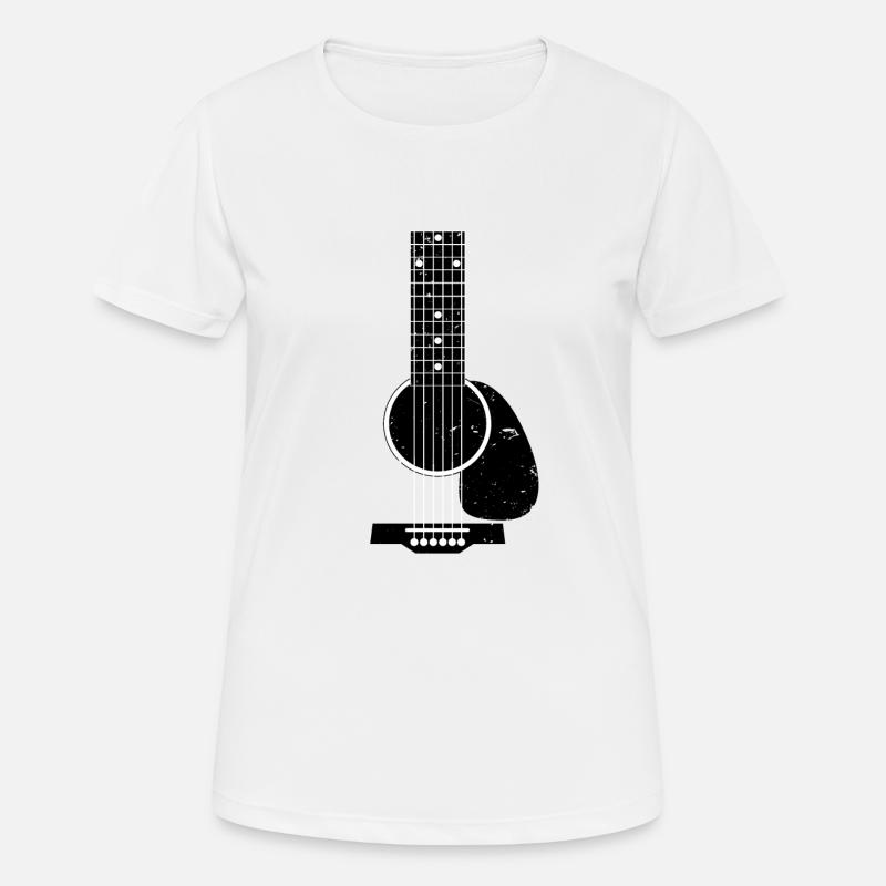 Guitar guitars gift - Women's Breathable T-Shirt - white
