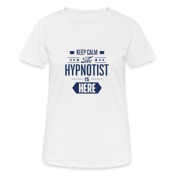 Hypnotiseur team hypnotiser hypnotique hypnose - T-shirt respirant Femme - blanc - Devant - AI Model Female 172 dark (172cm)