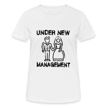 Sous une nouvelle direction - T-shirt respirant Femme - blanc - Devant - AI Model Female 172 dark (172cm)