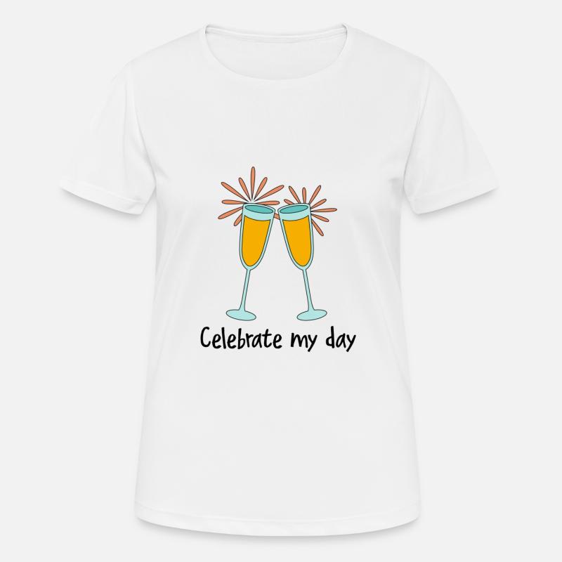 birthday - Women's Breathable T-Shirt - white