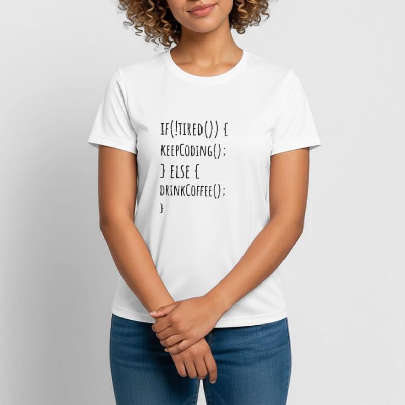 Continuez à coder T-shirt respirant Femme