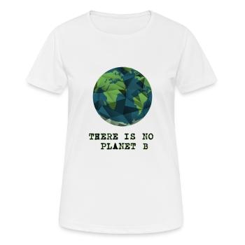 earth one - Women's Breathable T-Shirt - white - Front - AI Model Female 172 dark (172cm)