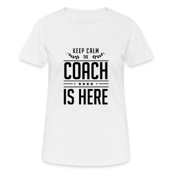 Coach de vie Lifestyle Guru Life Trainer Trainer - T-shirt respirant Femme - blanc - Devant - AI Model Female 172 dark (172cm)