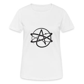 Athées pour la science - T-shirt respirant Femme - blanc - Devant - AI Model Female 172 dark (172cm)