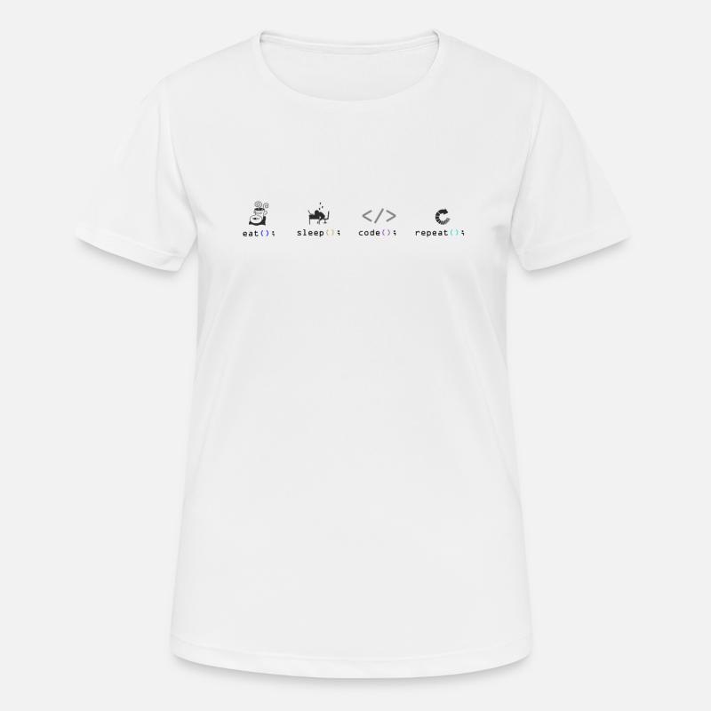 Programmierer - Frauen T-Shirt atmungsaktiv - Weiß
