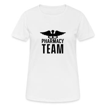 Pharmacy team - Women's Breathable T-Shirt - white - Front - AI Model Female 172 dark (172cm)