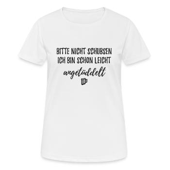 Party - Frauen T-Shirt atmungsaktiv - Weiß - Vorne - AI Model Female 172 dark (172cm)