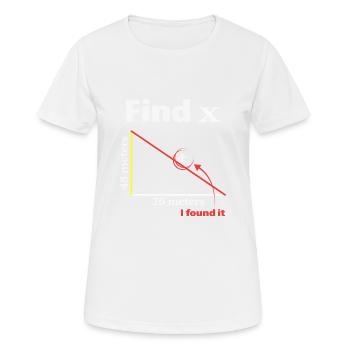Pythagoras Triangle Mathematiker oder Mathe-Lehrer - Frauen T-Shirt atmungsaktiv - Weiß - Vorne - AI Model Female 172 dark (172cm)