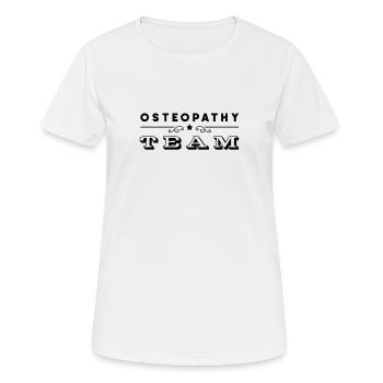 Heilpraxis Osteopathie Osteopathin Osteopath Team - Frauen T-Shirt atmungsaktiv - Weiß - Vorne - AI Model Female 172 dark (172cm)