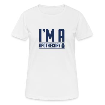 pharmacist - Women's Breathable T-Shirt - white - Front - AI Model Female 172 dark (172cm)