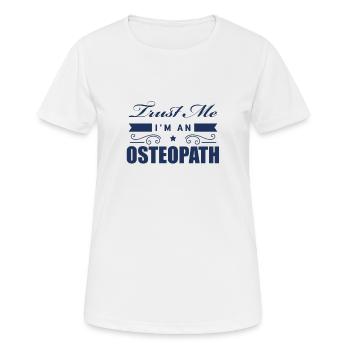 Osteopath Praxis Osteopathie Heilkunde Heilpraxis - Frauen T-Shirt atmungsaktiv - Weiß - Vorne - AI Model Female 172 dark (172cm)