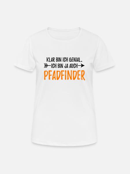 Pfadfinder - Frauen T-Shirt atmungsaktiv - Weiß