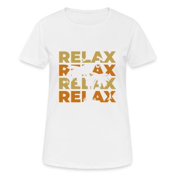 Relax - Women's Breathable T-Shirt - white - Front - AI Model Female 172 dark (172cm)