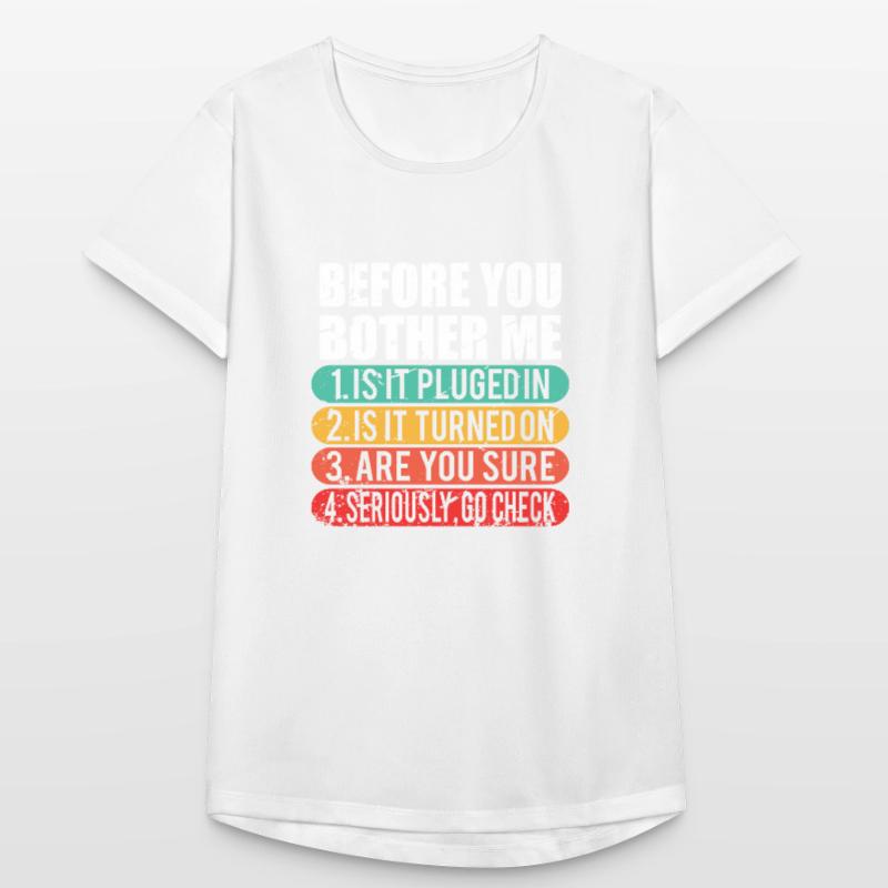 Funny Tech Support / Computer Techie Nerd Gift Women's Breathable T-Shirt