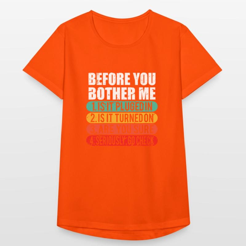 Funny Tech Support / Computer Techie Nerd Gift Women's Breathable T-Shirt