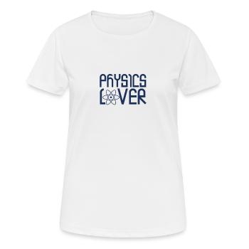 physics - Women's Breathable T-Shirt - white - Front - AI Model Female 172 dark (172cm)