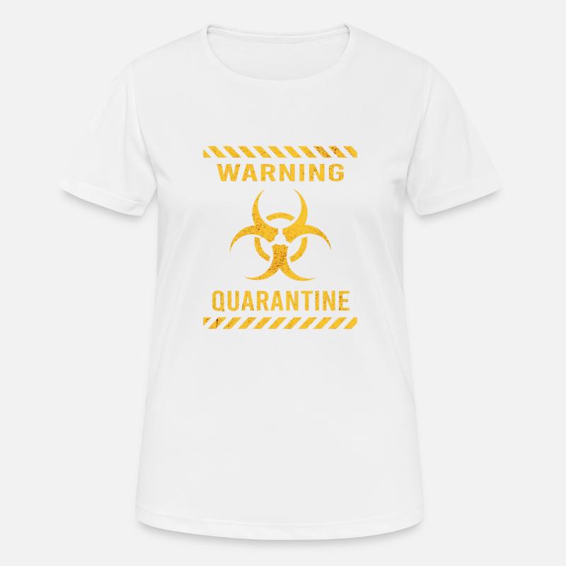 quarantine - Women's Breathable T-Shirt - white