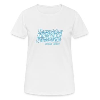 Dicton bavarois, Hawedehre - T-shirt respirant Femme - blanc - Devant - AI Model Female 172 dark (172cm)
