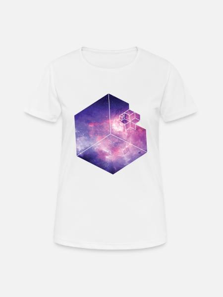 Galaxy - Women's Breathable T-Shirt - white