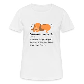 Cadeau introverti Anti-social introverti - T-shirt respirant Femme - blanc - Devant - AI Model Female 172 dark (172cm)