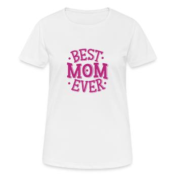 Muttertag - Frauen T-Shirt atmungsaktiv - Weiß - Vorne - AI Model Female 172 dark (172cm)