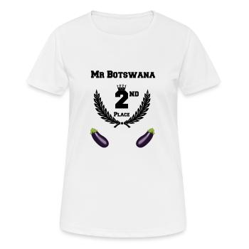 Großer Penis Schwanz lustiges Geschenk Vatertag - Frauen T-Shirt atmungsaktiv - Weiß - Vorne - AI Model Female 172 dark (172cm)