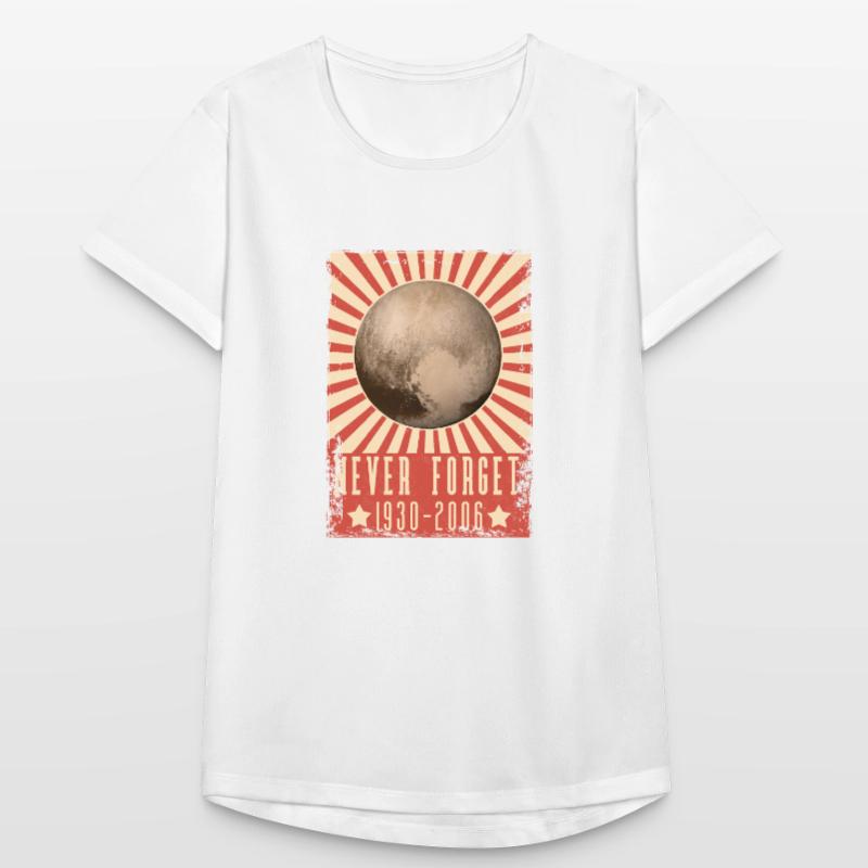 Never Forget Pluto Funny Planet Pluto shirt Women's Breathable T-Shirt