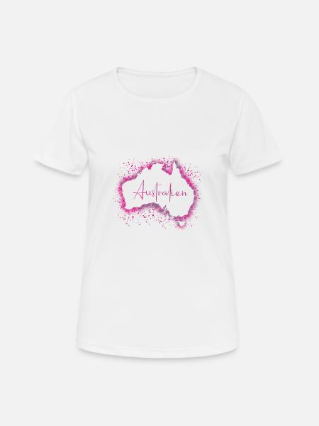 Australia - Women's Breathable T-Shirt - white