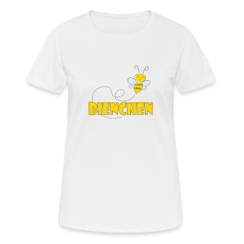 Kosename Bienchen Geschenkidee - Frauen T-Shirt atmungsaktiv - Weiß - Vorne - AI Model Female 172 dark (172cm)
