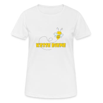 Kosename Kesse Biene Geschenkidee - Frauen T-Shirt atmungsaktiv - Weiß - Vorne - AI Model Female 172 dark (172cm)