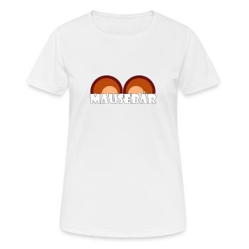Kosename Mausebär Geschenkidee - Frauen T-Shirt atmungsaktiv - Weiß - Vorne - AI Model Female 172 dark (172cm)