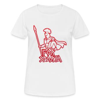 Sparta Helmet Troy - Women's Breathable T-Shirt - white - Front - AI Model Female 172 dark (172cm)