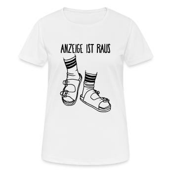 Alman cooles Geschenk für Deutsche - Frauen T-Shirt atmungsaktiv - Weiß - Vorne - AI Model Female 172 dark (172cm)