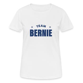 Bernie pour le président, Bernie Sanders 2020 - T-shirt respirant Femme - blanc - Devant - AI Model Female 172 dark (172cm)