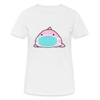 Blobfish - T-shirt respirant Femme - blanc - Devant - AI Model Female 172 dark (172cm)