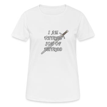I Am Uhtred Son Of Uhtred - Women's Breathable T-Shirt - white - Front - AI Model Female 172 dark (172cm)