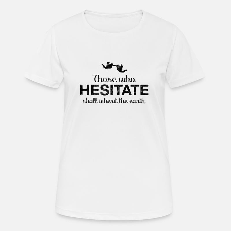 Skydive Skydive Gift For Skydiver - Women's Breathable T-Shirt - white
