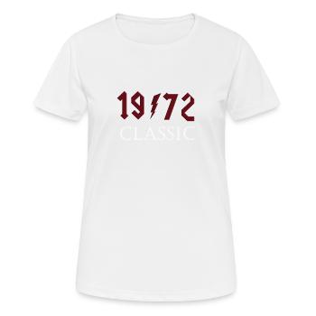Top 1972 Geburtstag Rock Classic Geschenk Design - Frauen T-Shirt atmungsaktiv - Weiß - Vorne - AI Model Female 172 dark (172cm)