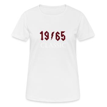 Top 1965 Geburtstag Rock Classic Geschenk Design - Frauen T-Shirt atmungsaktiv - Weiß - Vorne - AI Model Female 172 dark (172cm)