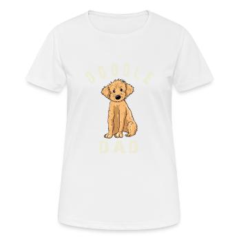 Papa Doodle - T-shirt respirant Femme - blanc - Devant - AI Model Female 172 dark (172cm)