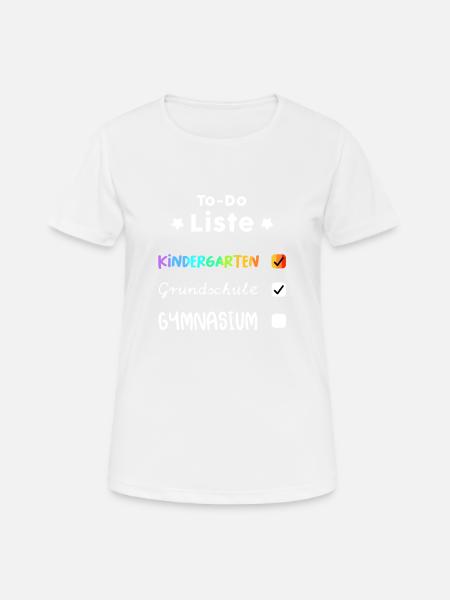 Gymi Einschulung Gymnasium 5. Klasse Geschenk - Frauen T-Shirt atmungsaktiv - Weiß